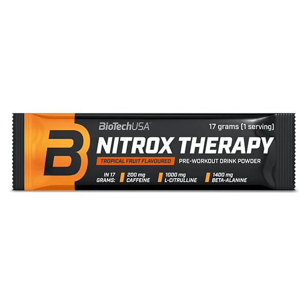 BioTech USA Nitrox Therapy - 17 g, пакетиран продукт в ръка или на маса