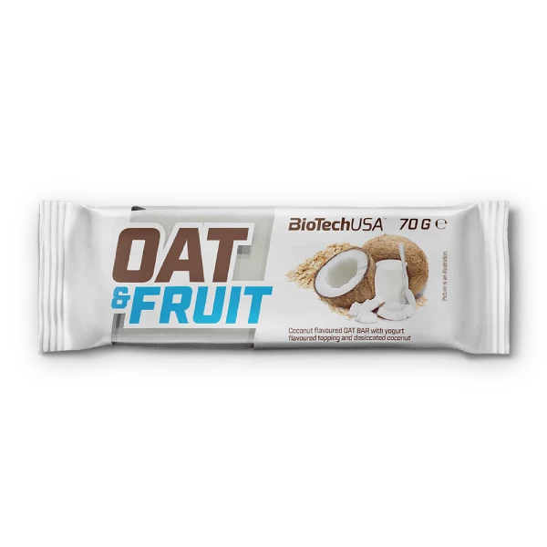 BioTech USA Oat & Fruits овесен бар с йогурт и кокос