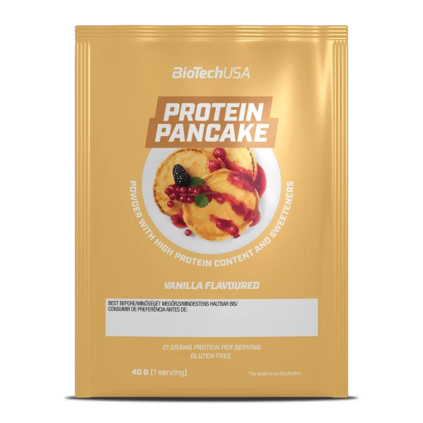 Опаковка на BioTech USA Protein Pancake powder - 40 g, вкус ванилия
