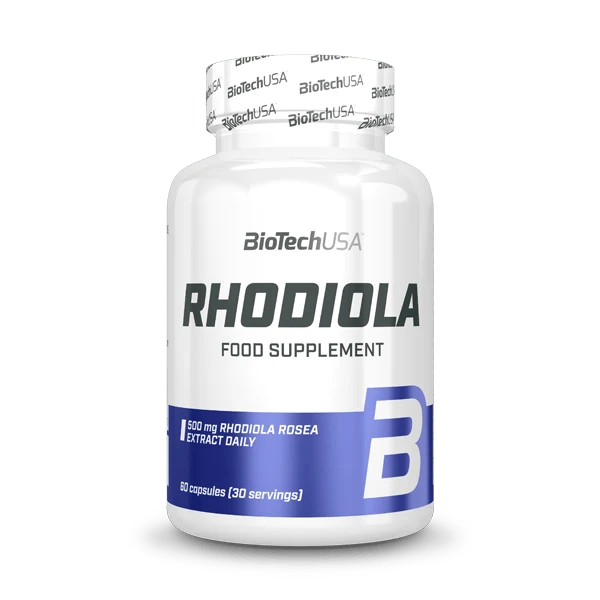Опаковка на BioTech USA Rhodiola - 60 капсули