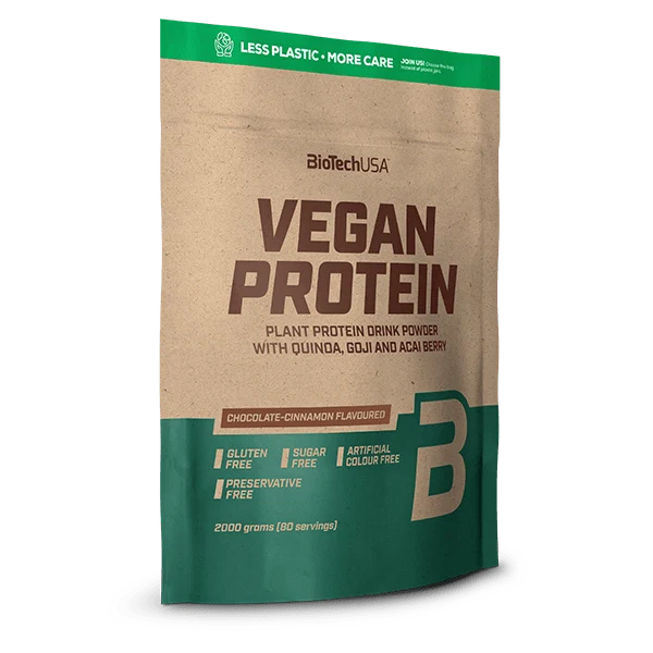BioTech USA Vegan Protein 2000 г опаковка с вкус лешник