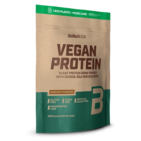 Илюстрация на шейкър бутилка с приготвена напитка BioTech USA Vegan Protein