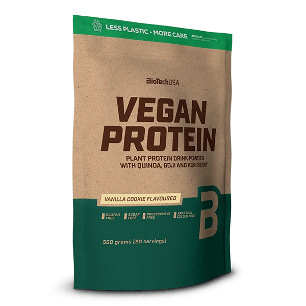 BioTech USA Vegan Protein 500g с вкус лешник, опаковка