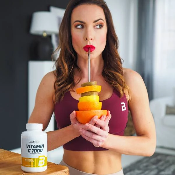 BioTech USA Vitamin C 1000 Bioflavonoids - страничен изглед на опаковката