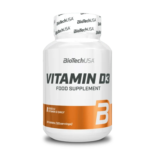 BioTech USA Vitamin D3 - 120 tablets