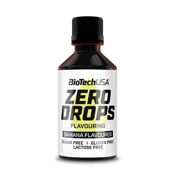 BioTech USA Zero Drops - бутилка с вкус бисквитки и сметана