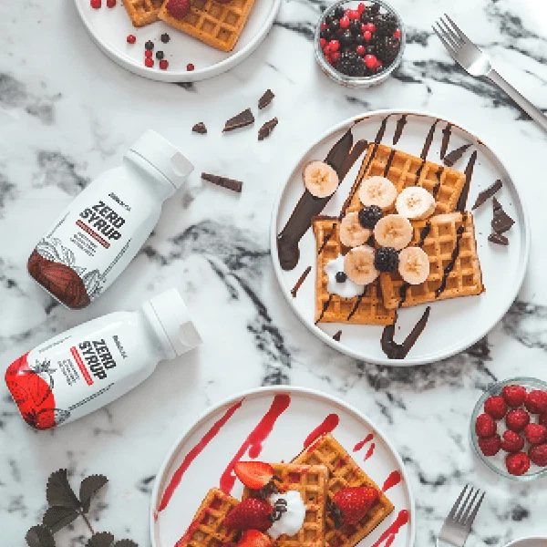Изображение на трите вкуса BioTech USA Zero Syrup заедно