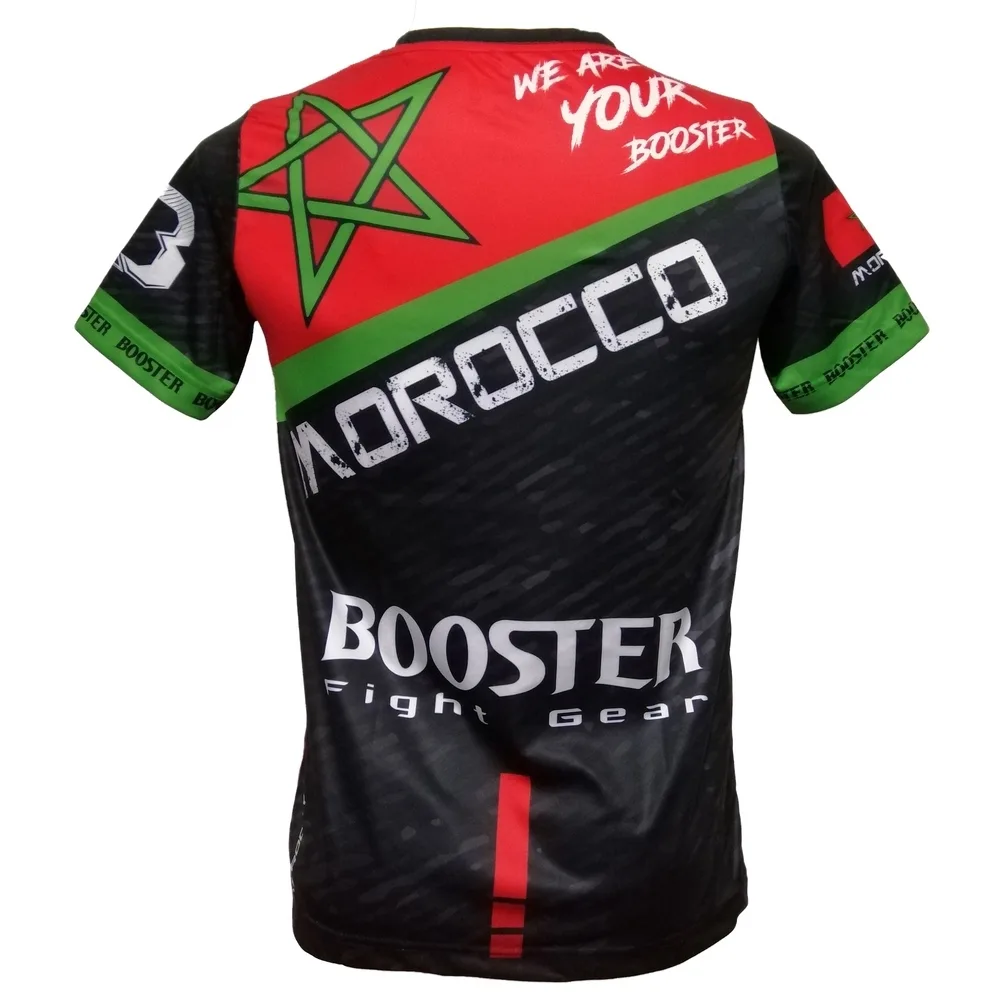 Детайлна снимка на материята и шевовете на тениската Booster AD Maroco Tee.