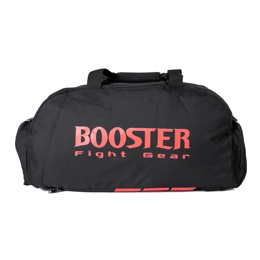 Сак Booster B-Force Duffle Large Red, страничен изглед с джоб