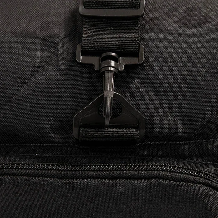 Изглед отгоре на отворения сак Booster B-Force Duffle Small Black, показващ просторното отделение.
