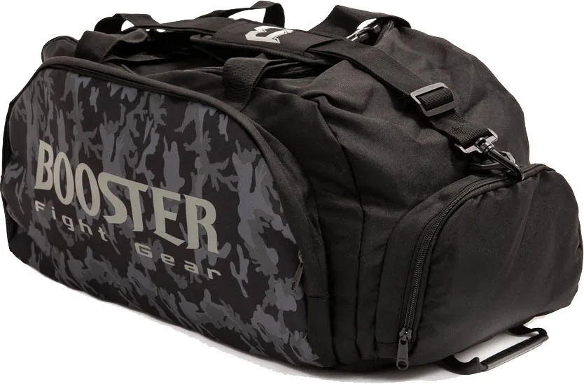 Сак Booster B-Force Duffle Small Camo в черен цвят, показан отпред