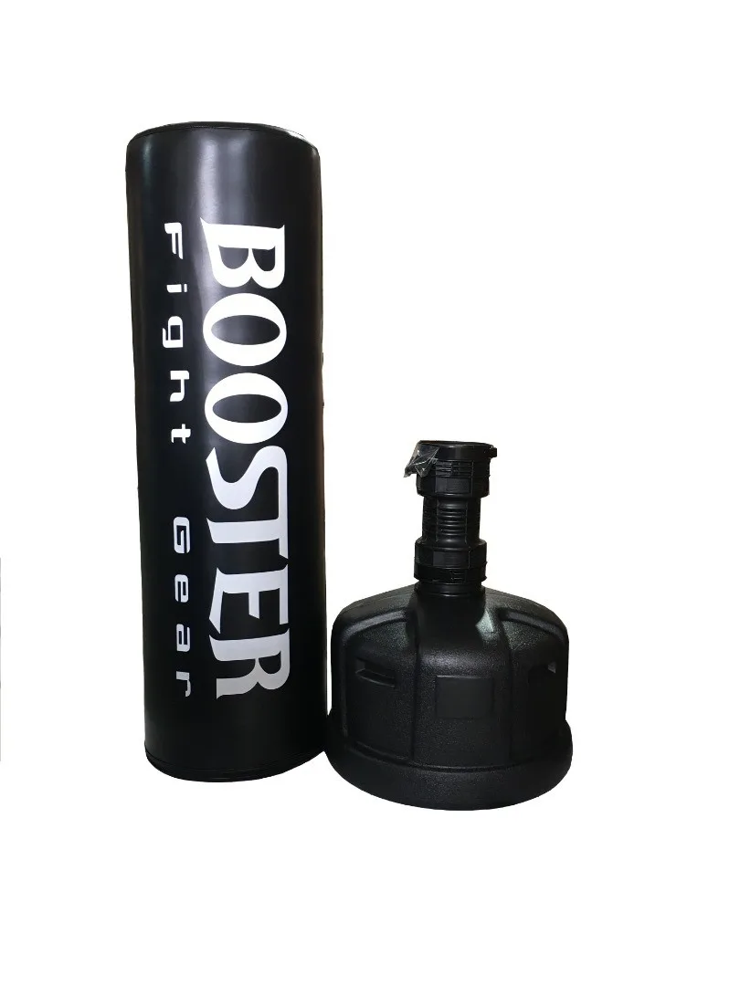 Черен стоящ боксов чувал Booster B/Standing BOXING BAG - 180см, страничен изглед, показващ основата