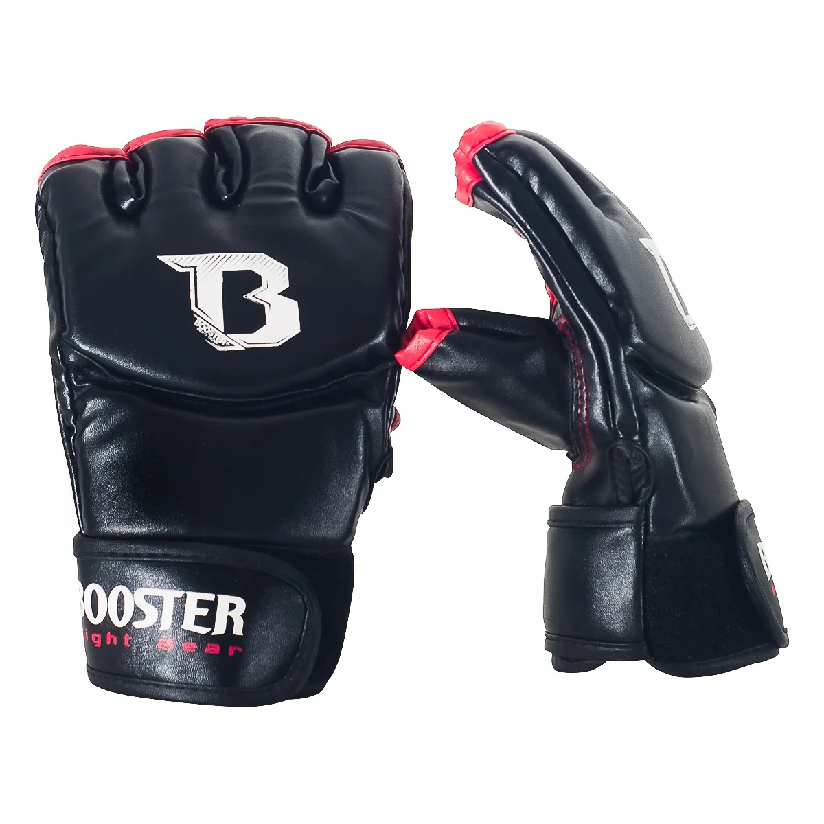Booster BFF 9 MMA ръкавици, изглед отстрани, показващ дизайна на китката
