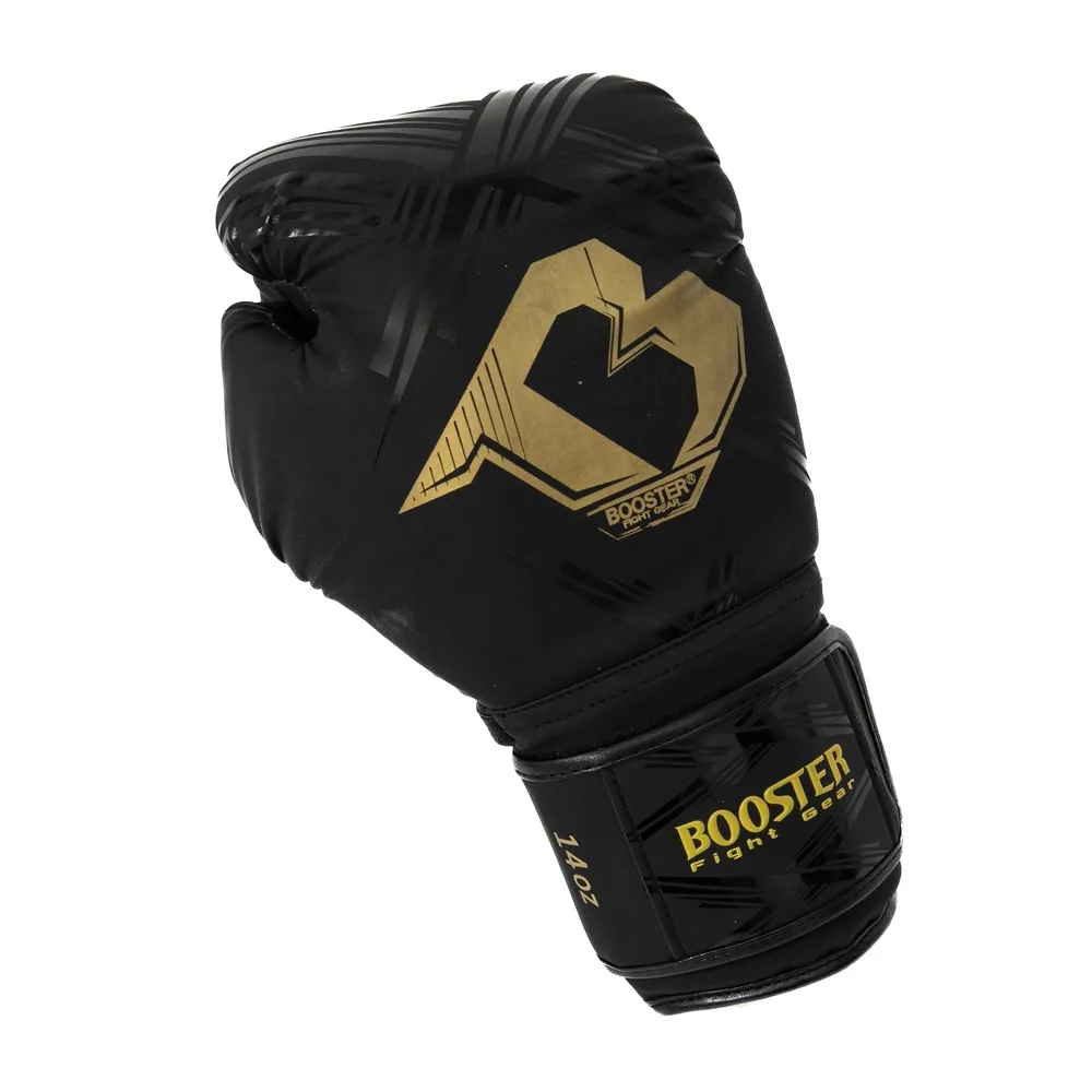 Ръкавици Booster BFG ALPHA BLACK/GOLD, изглед от дланта с вентилационни отвори