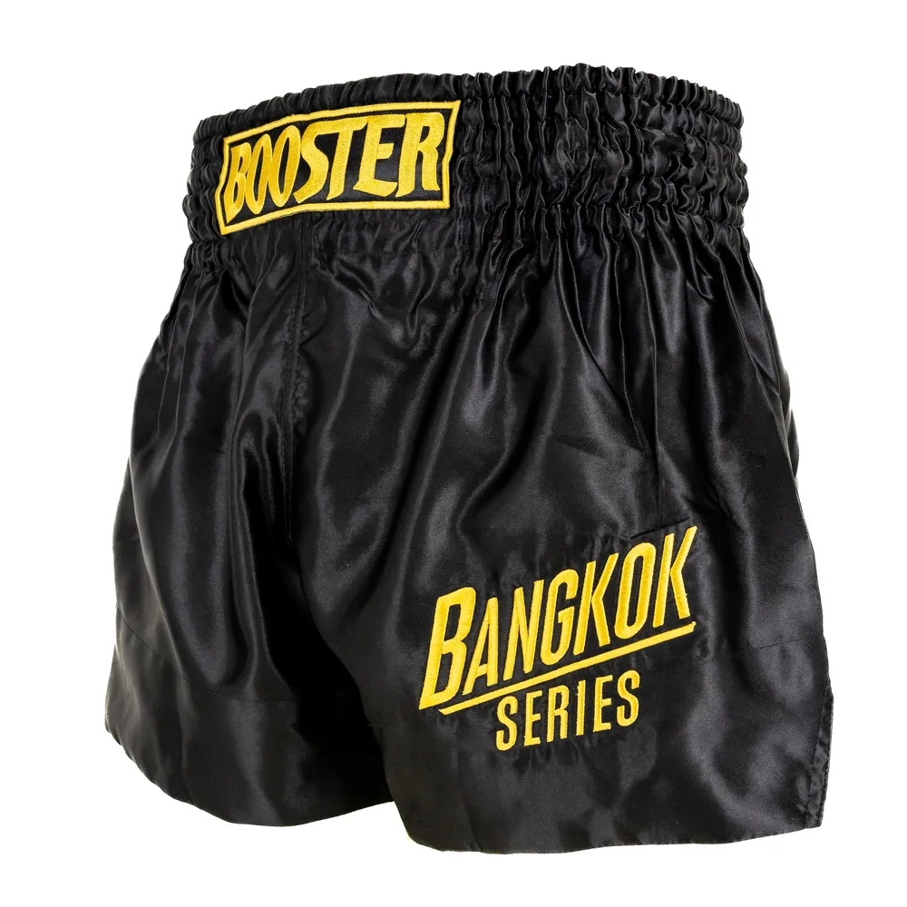 Booster BFG BANGKOK SHORT 1 – детайлен изглед на логото и материята