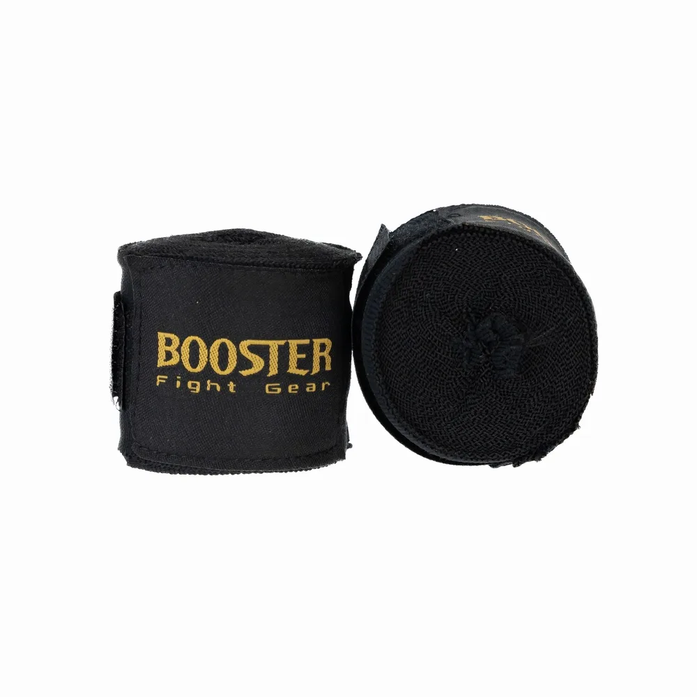 Бинтове Booster BFG BPC BANGKOK 1, частично развити, демонстриращи материята и дължината.