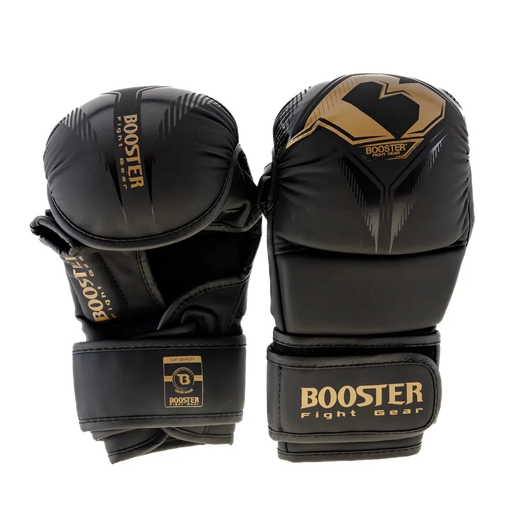 ММА ръкавици Booster BFG MMA BANGKOK 1 в черен цвят, показани отгоре