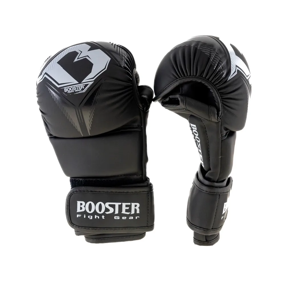 ММА ръкавици Booster BFG MMA BANGKOK 2 в черен цвят, изглед отпред