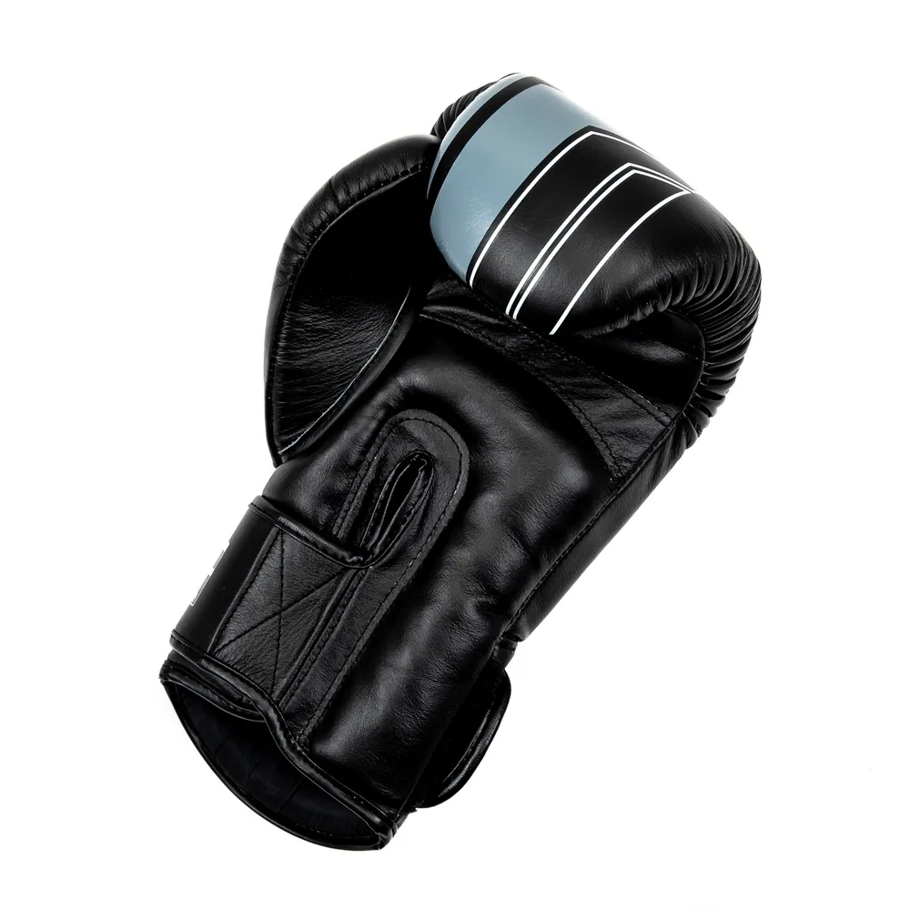 Боксови ръкавици Booster BGL V9 BLACK/GREY, изглед отпред