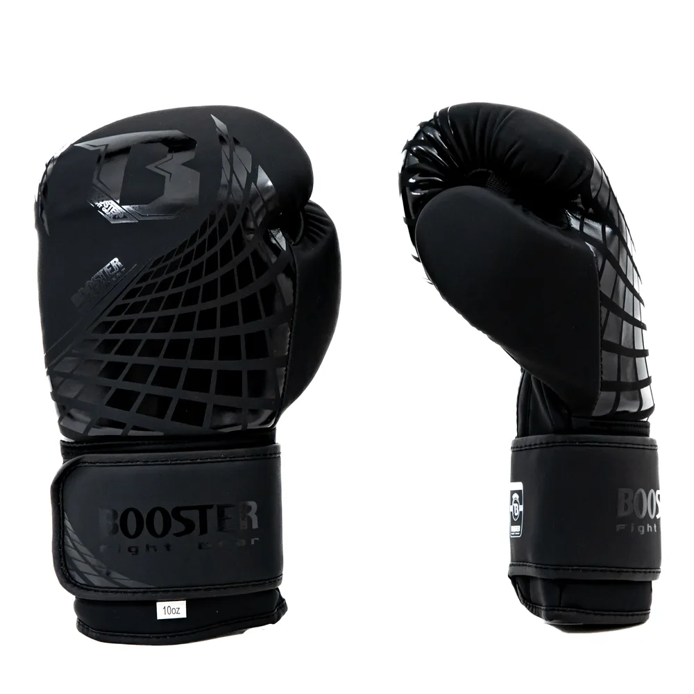 Детайлен изглед на дланта на боксова ръкавица Booster CUBE GLOVE с вентилационни отвори