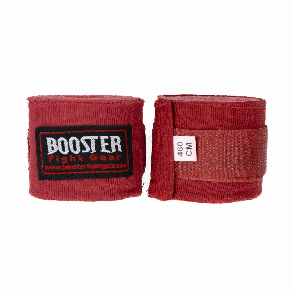 Бинтове Booster BPC WINE RED, навити на руло, показващи наситения винен червен цвят и логото на марката.