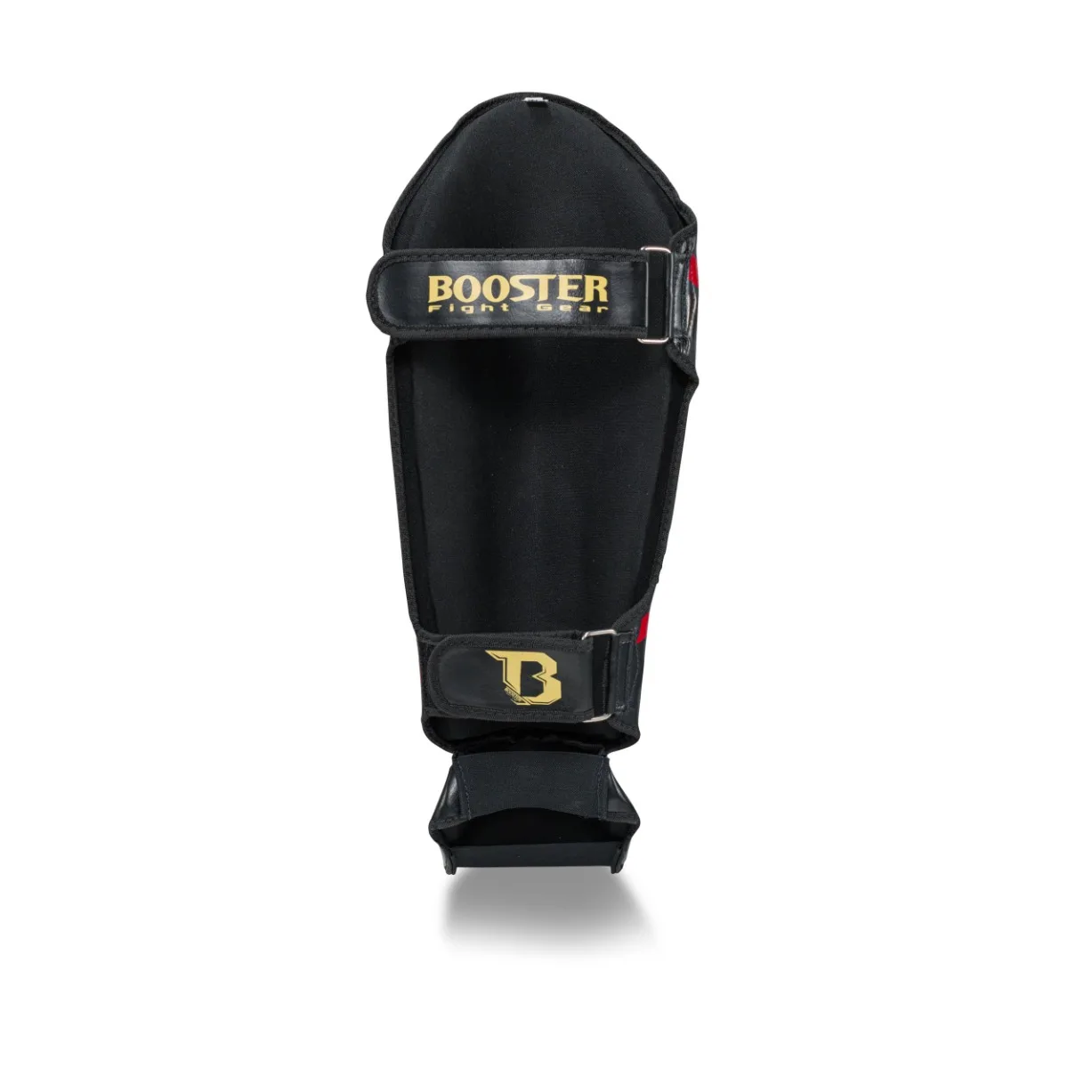 Протектори за крака Booster BSG V10 BK/RD, показващи цялостния си вид и цвят