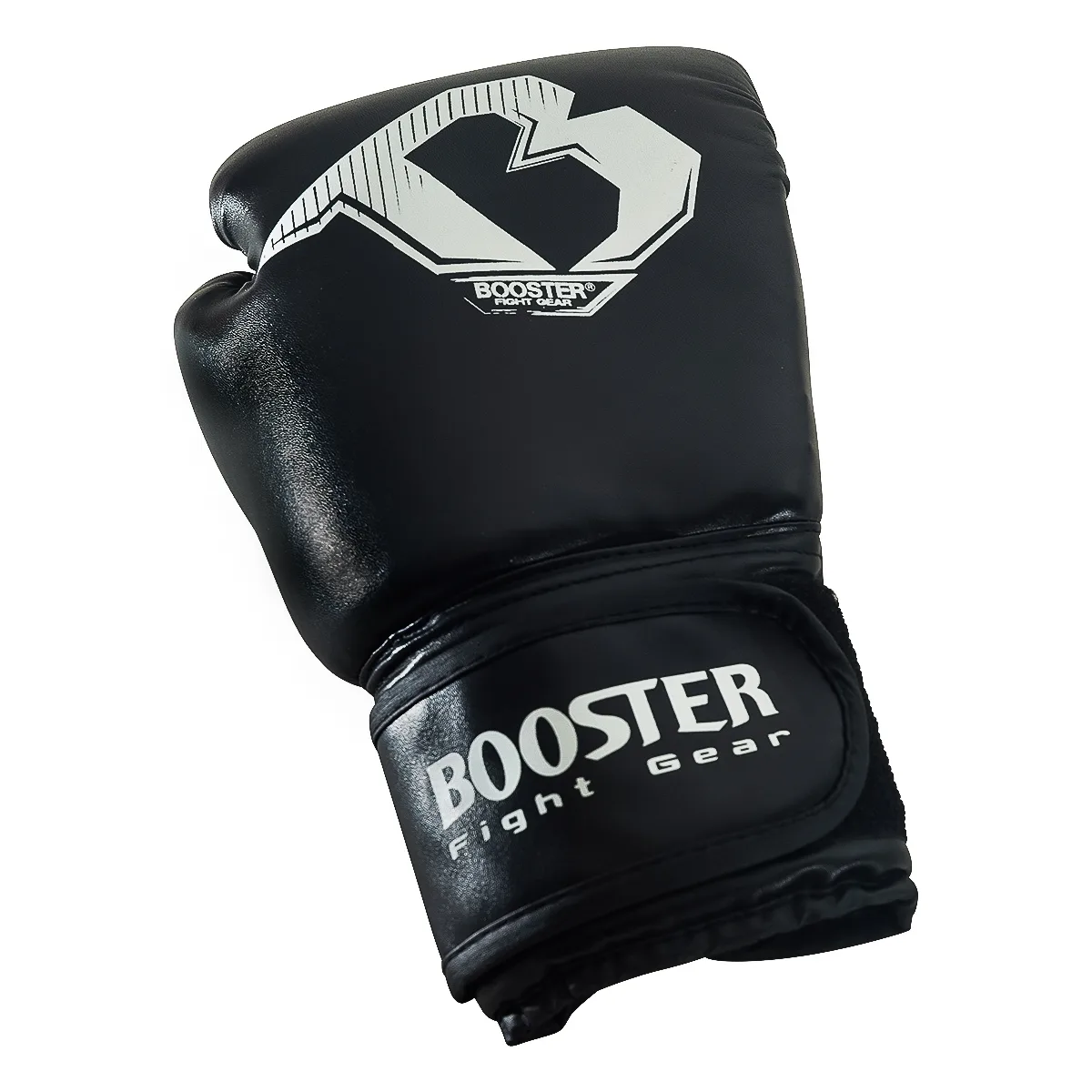 Черни боксови ръкавици Booster BT Starter, изглед отдолу/откъм дланта