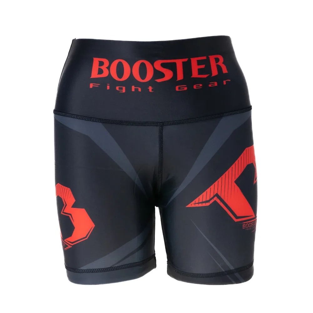 Дамски компресиращи шорти Booster Challenge V2 RED, изглед отпред