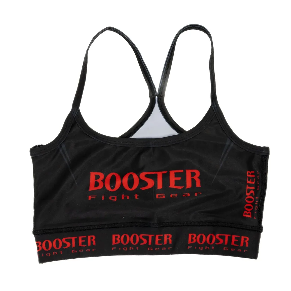 Текстура на материята на спортния топ Booster Challenge V2 RED