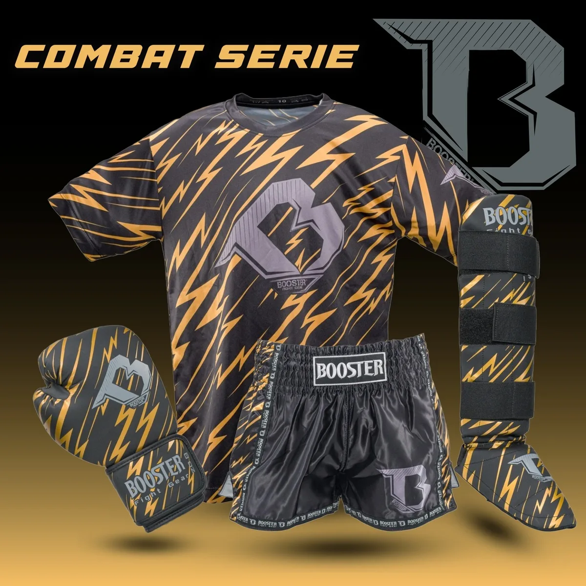 Комплект протектори за крака Booster Combat series 1 SG отгоре, показващи горната част на пищяла