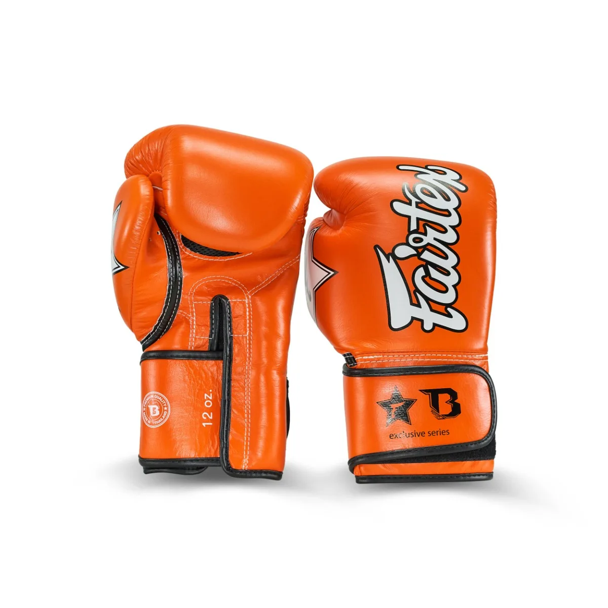 Боксови ръкавици Booster FXB BG V2 Orange, цял изглед отпред