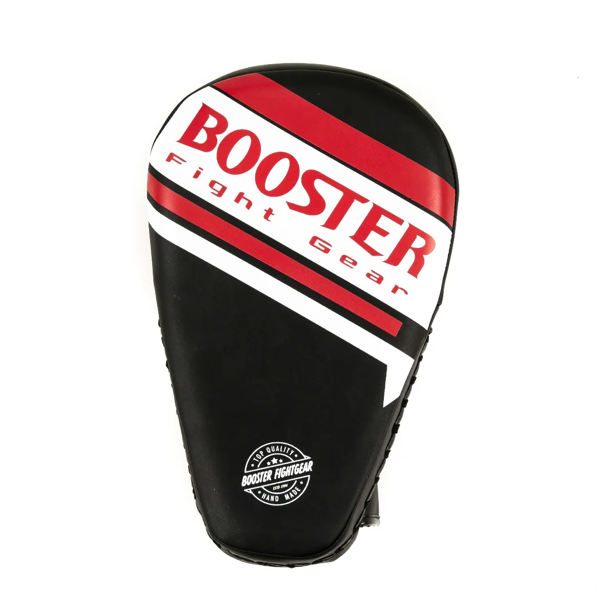Лапи Booster PML BC 5 в черен цвят, показани отпред, с логото на Booster Fight Gear.