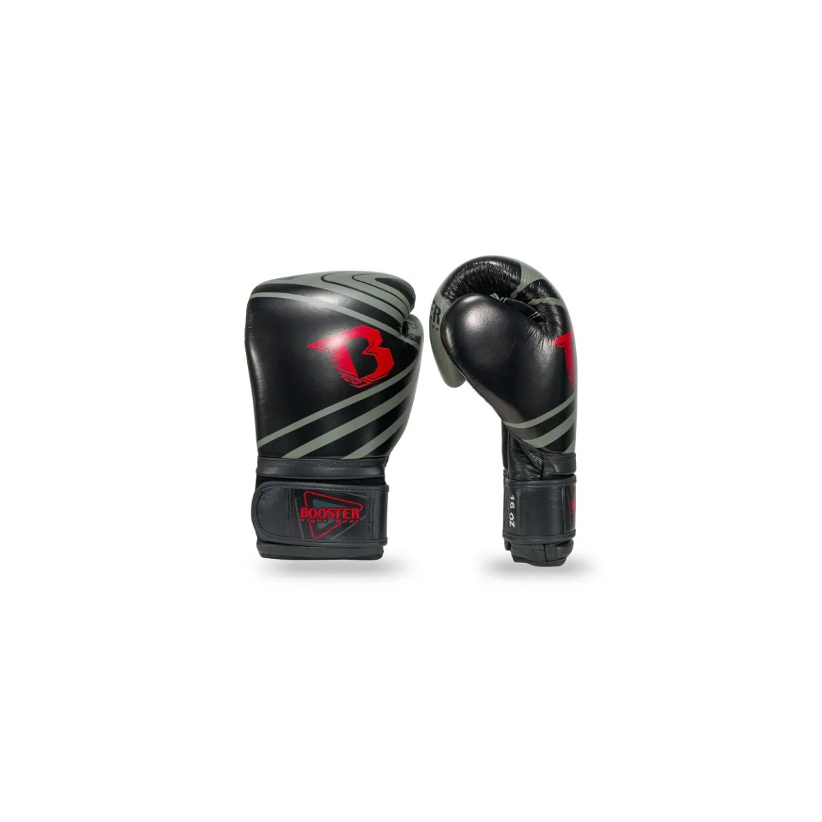 Боксови ръкавици Booster PRO BGL V10, изглед отвътре, показващ подплатата и прикрепения палец