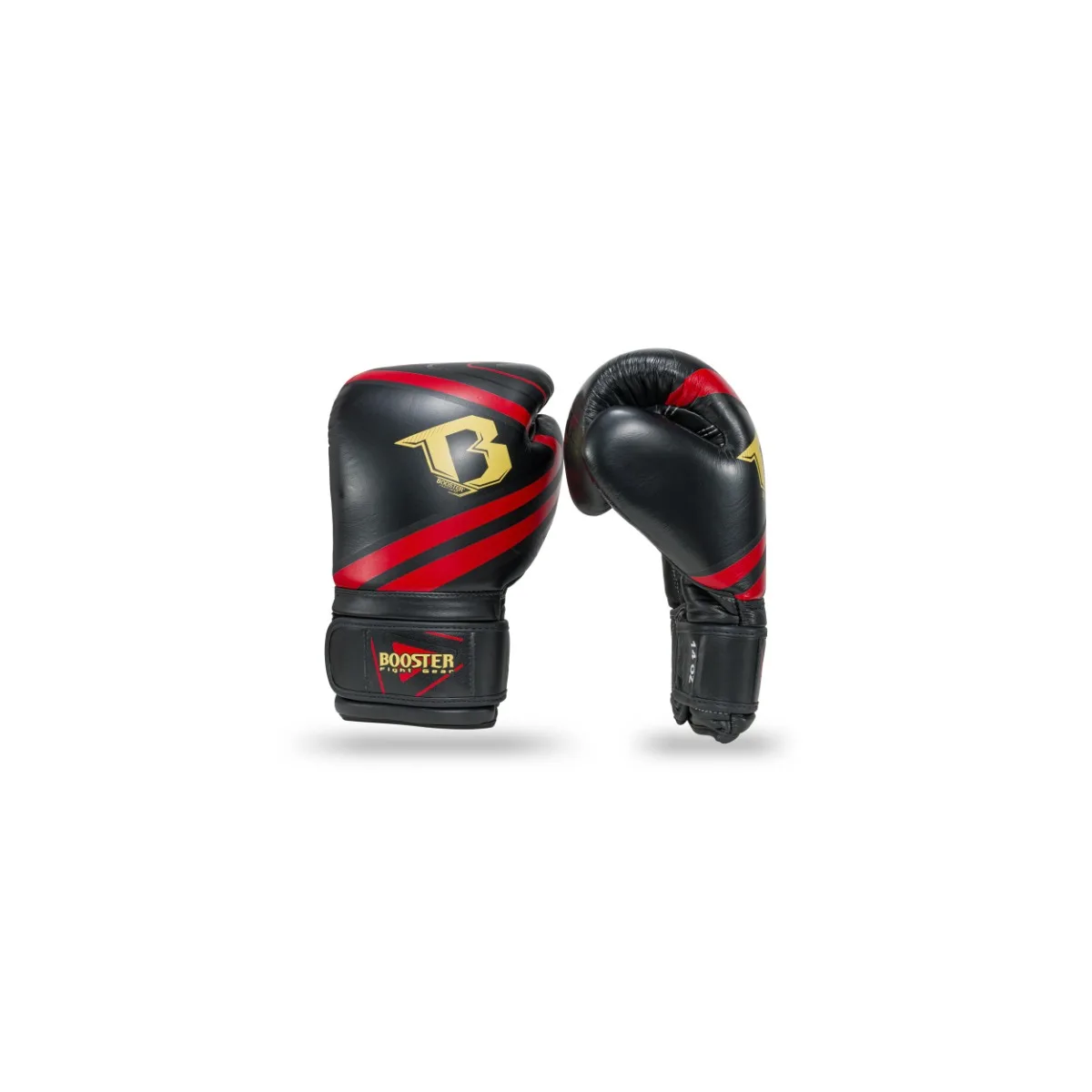 Близък план на двойната велкро система за закопчаване на ръкавиците Booster PRO BGL V10
