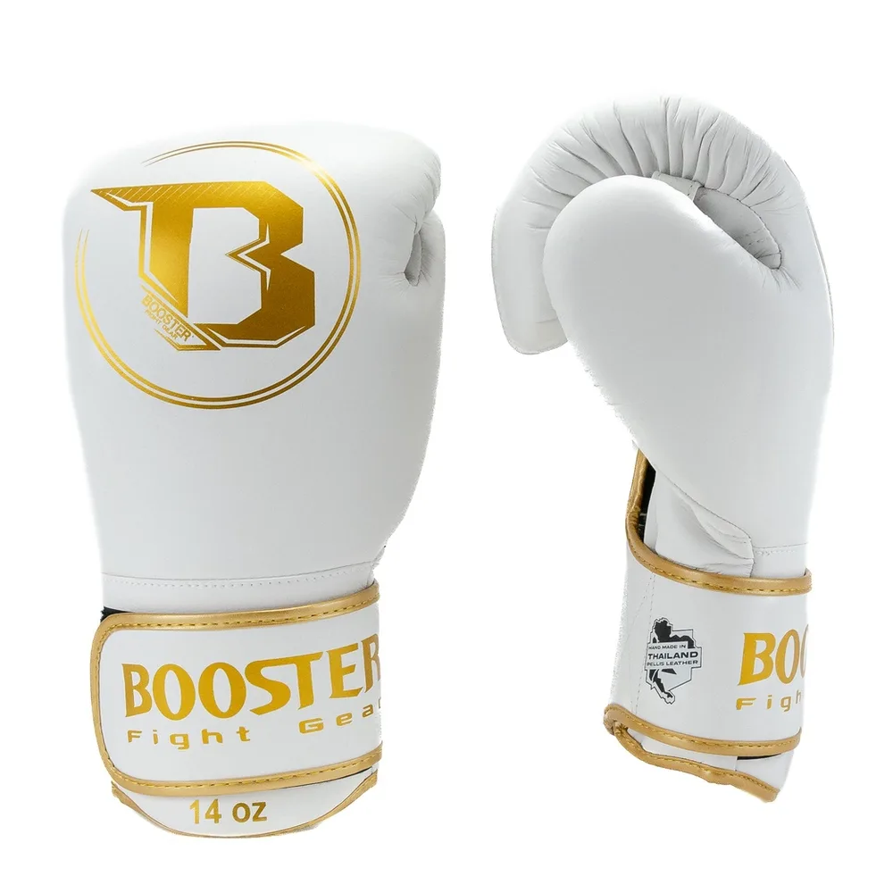 Боксови ръкавици Booster PRO BGL VX 4 бели, фронтален изглед