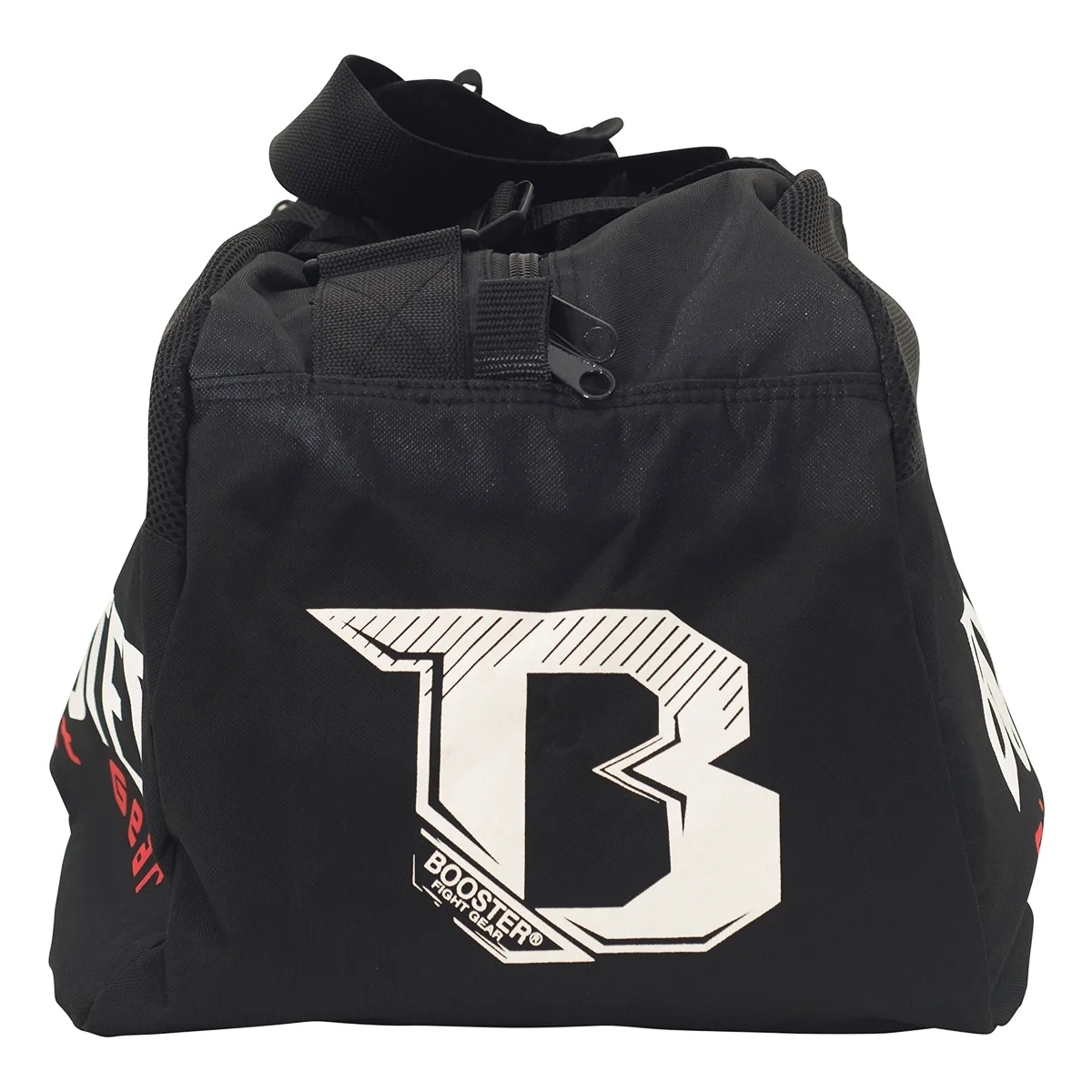 Сак за зала Booster RECON BAG в черен цвят, показан отпред