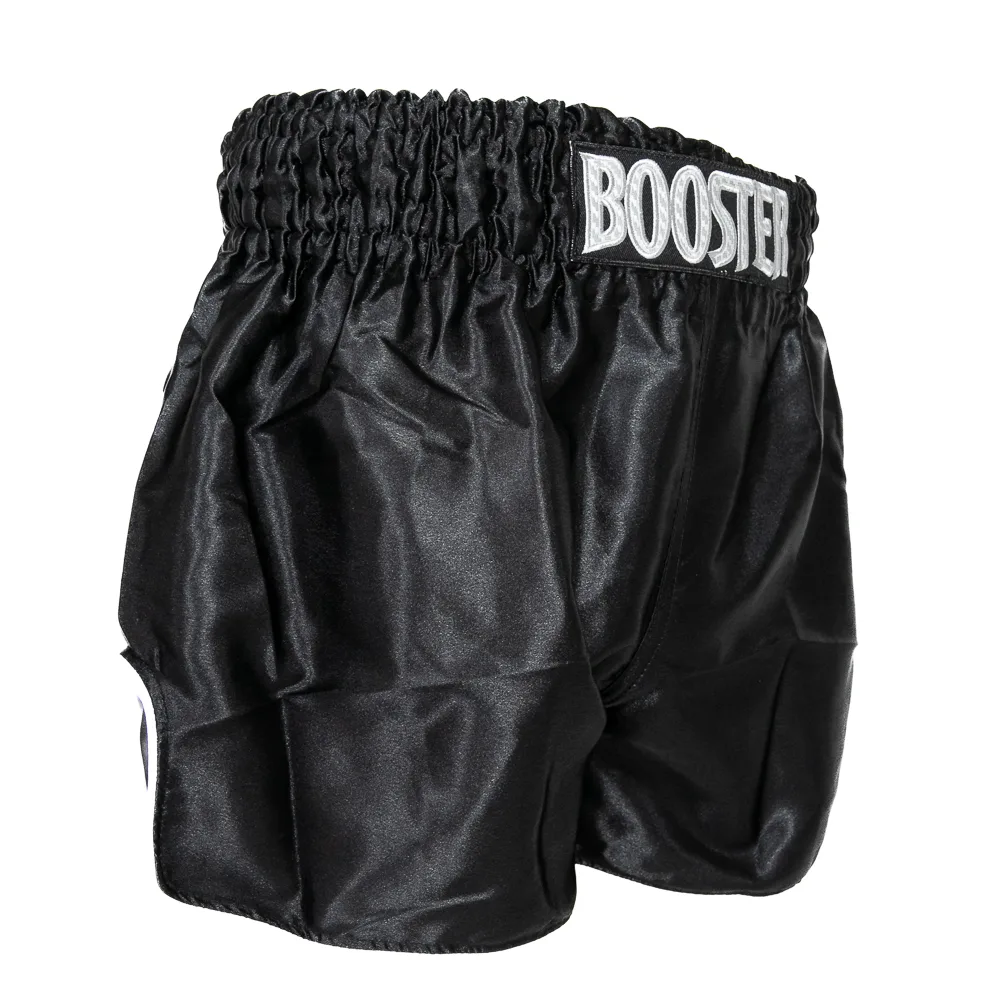 Шорти за муай тай Booster TBT PLAIN V2 BLACK, изглед отзад