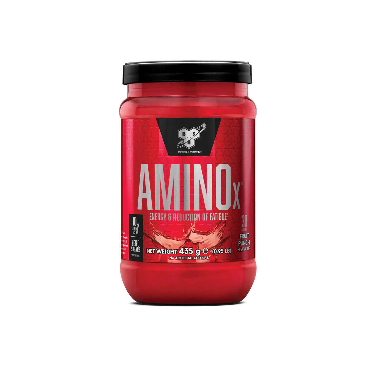 BSN Amino X преден изглед на червена опаковка с надпис Fruit Punch