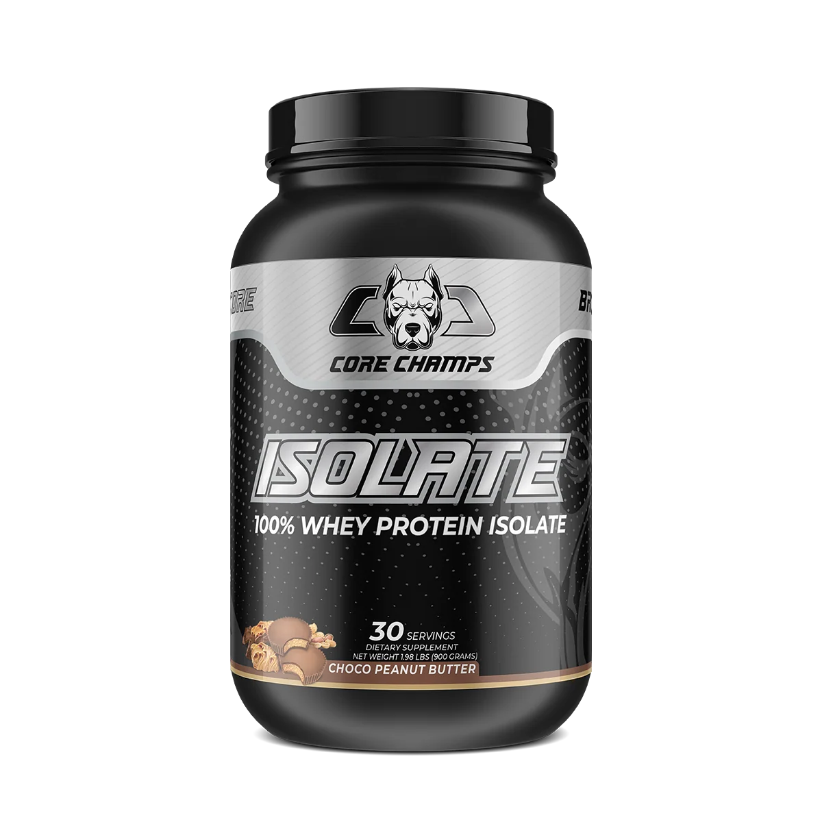 Core Champs Isolate Whey 2lbs – опаковка с вкус CHOCOLATE PEANUT BUTTER