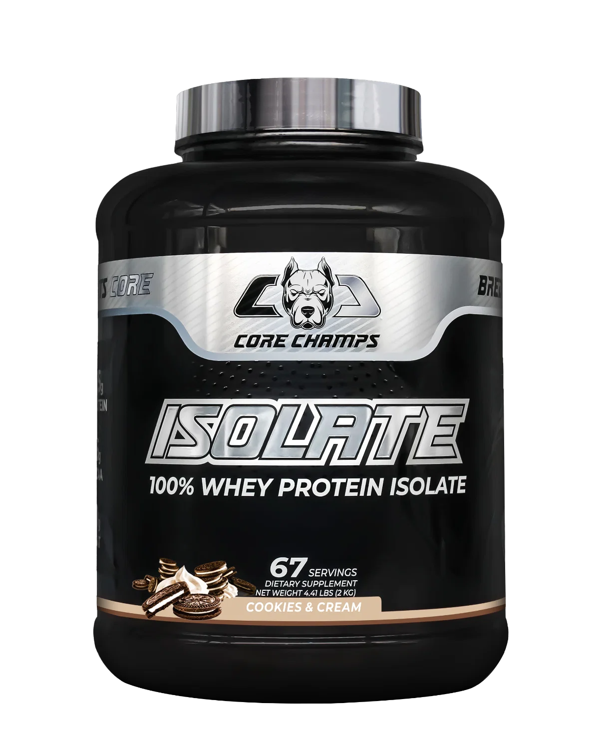 Core Champs Isolate Whey 4.41lbs, вкус COOKIES & CREAM