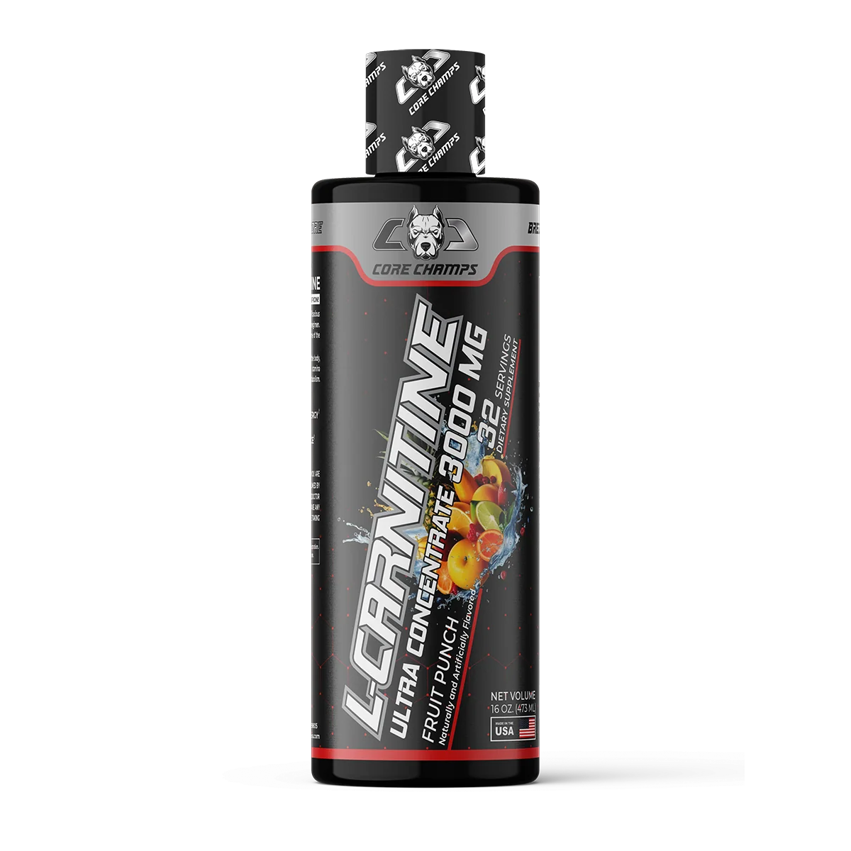 Core Champs L-Carnitine 3000mg вкус Fruit Punch