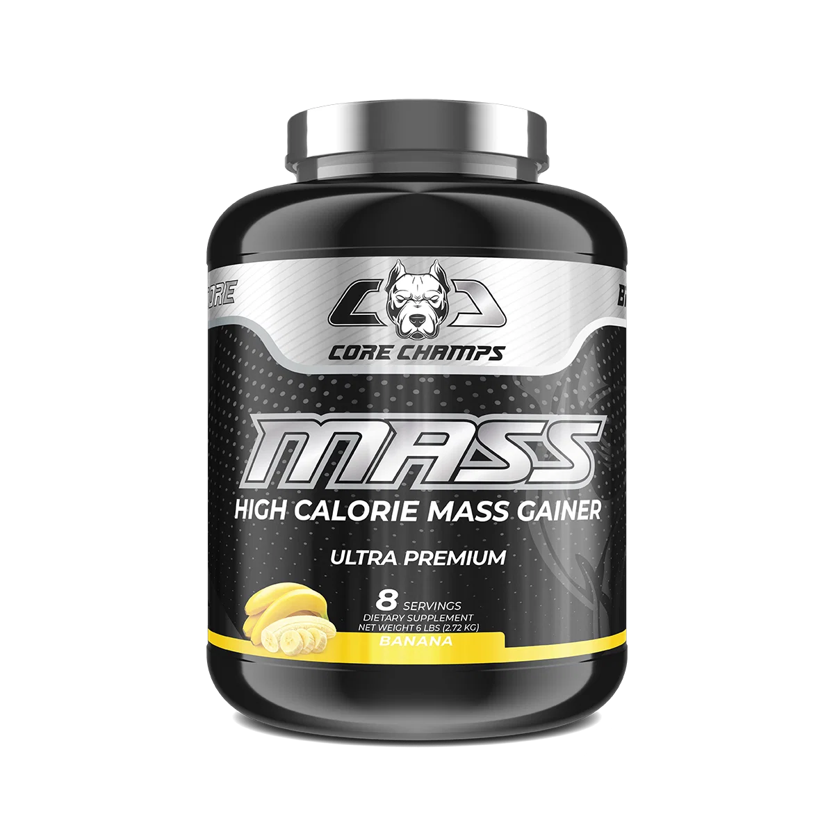 Опаковка Core Champs Mass Gainer 6lbs с вкус на Банан