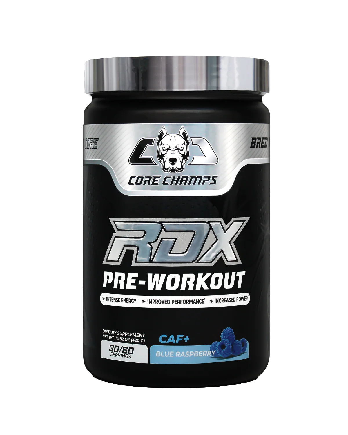 Опаковка Core Champs RDX Pre-Workout вкус Fruit Punch