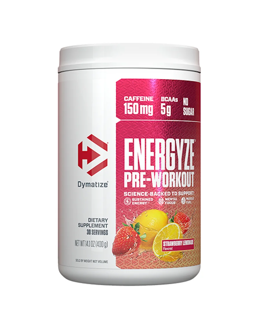 Dymatize Dymatize - Energyze Pre-Workout / 30 дози — Ягодова лимонада, опаковка