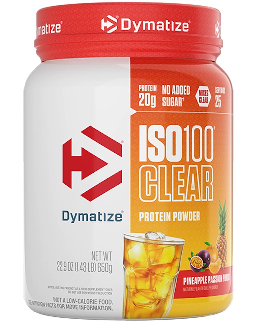 Dymatize Dymatize - ISO100 Clear / 25 дози — Ананас и маракуя, опаковка
