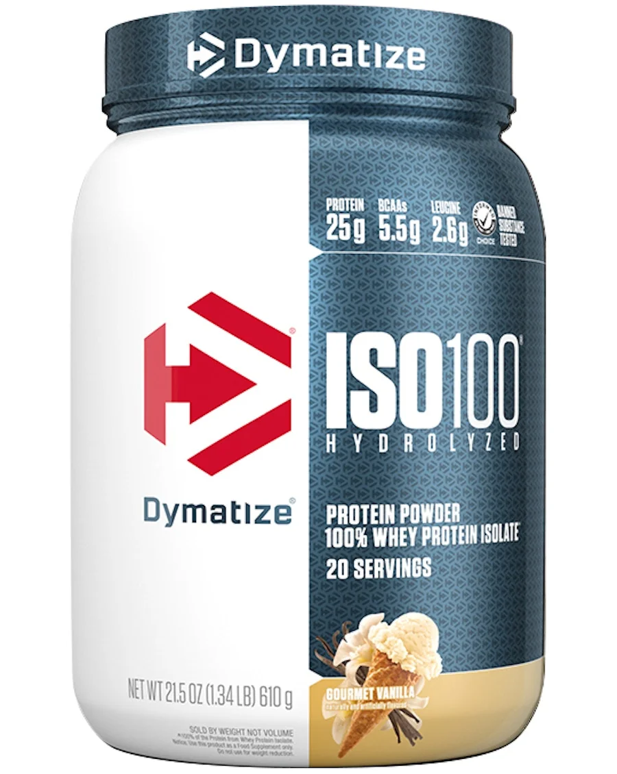 Dymatize Dymatize - ISO100 Hydrolyzed / 20 дози — Ванилия, опаковка