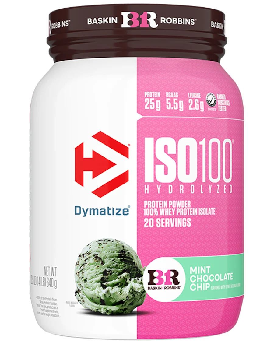 Dymatize Dymatize - ISO100 Hydrolyzed / 20 дози — Мента с шоколад, опаковка