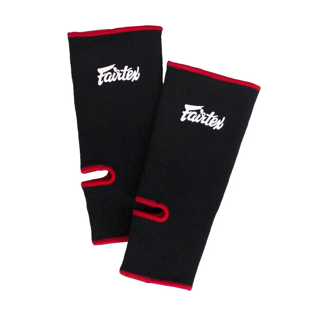 Fairtex Ankle Support AS1 Black/Red – протектор за глезен, изглед отпред
