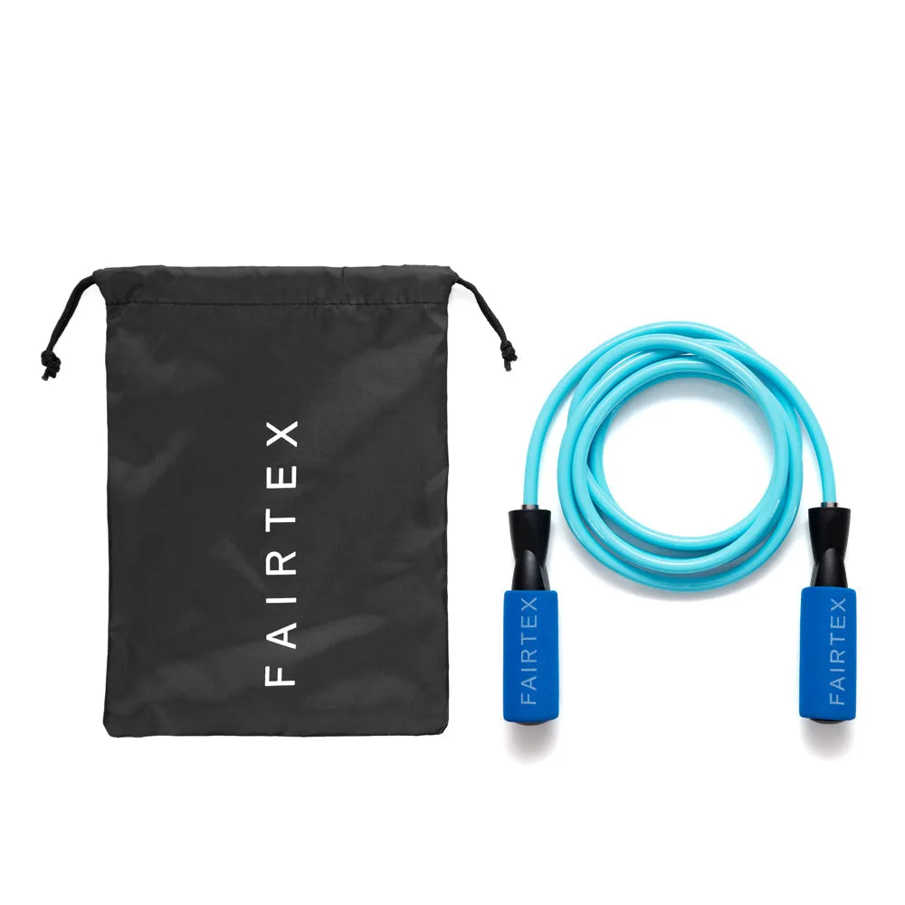 Светлосиньо въже за скачане Fairtex ROPE3 със сачмени лагери