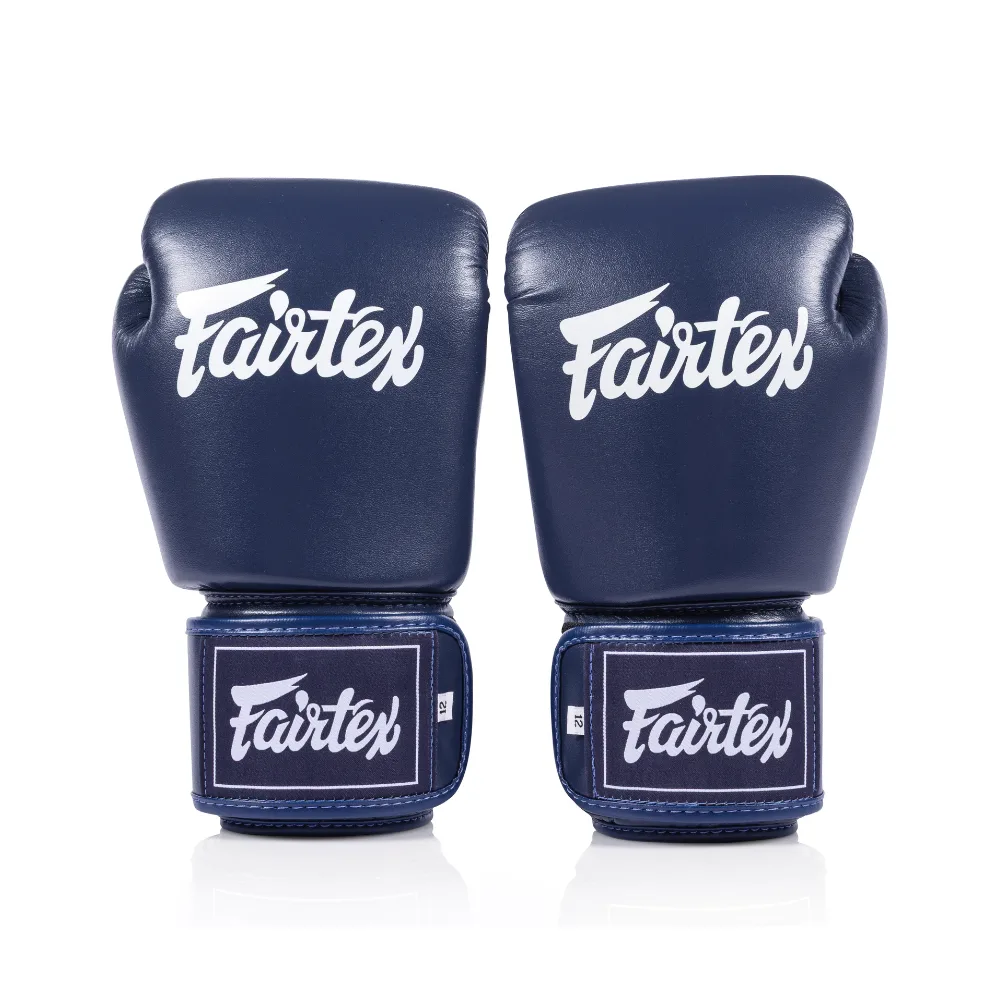 Сини боксови ръкавици Fairtex BGV1C-PLUS, изглед отпред